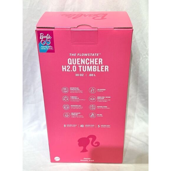 🔥Authentic Stanley Barbie Icon 30 oz Tumbler Limited Edition Brand New in Box - Picture 2 of 5